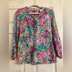 Lilly Pulitzer Elsa Top Lilly’s Favorite Things XXS